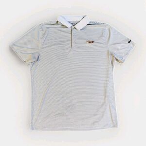 Nike FSU Seminoles Dri Fit Striped Polo Shirt Men's Size XL Florida State Golf